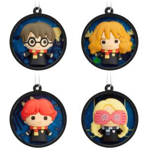 Hallmark Harry Potter Scenes Mini Christmas Ornaments, Shatterproof, Set of 4(Set of 4)