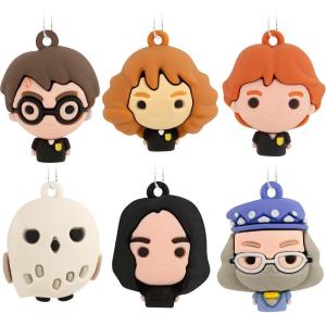 Hallmark Harry Potter Scenes Mini Christmas Ornaments, Shatterproof, Set of 4(Set of 6)