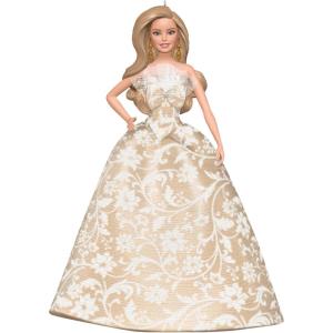 Hallmark Keepsake Christmas Ornament 2025, 2025 Latina Holiday Barbie, Gifts for Barbie Fans(2025 White Holiday Barbie)