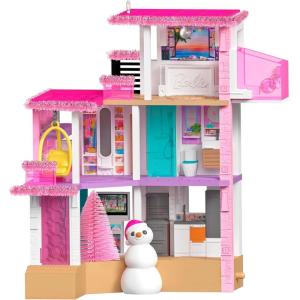 Hallmark Keepsake Christmas Ornament 2025, Barbie Merriest Dreamhouse Musical with Light, Gifts for Barbie Fans(Merriest Barbie Dream House)