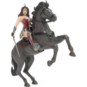 Hallmark Keepsake Christmas Ornament 2025, DC Wonder Woman Musical with Motion, Gifts for DC Comics Fans(Wonder Woman on Horse)