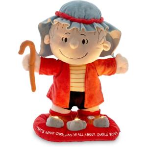 Hallmark Peanuts Snoopy Plush Gift Card Holder, 4.2″, Easter Basket Stuffers(Linus in Shepherd Costume)