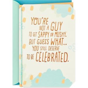 Hallmark Signature Birthday Card for Him (Superman Silhouette)(Deserve to be Celebrated)