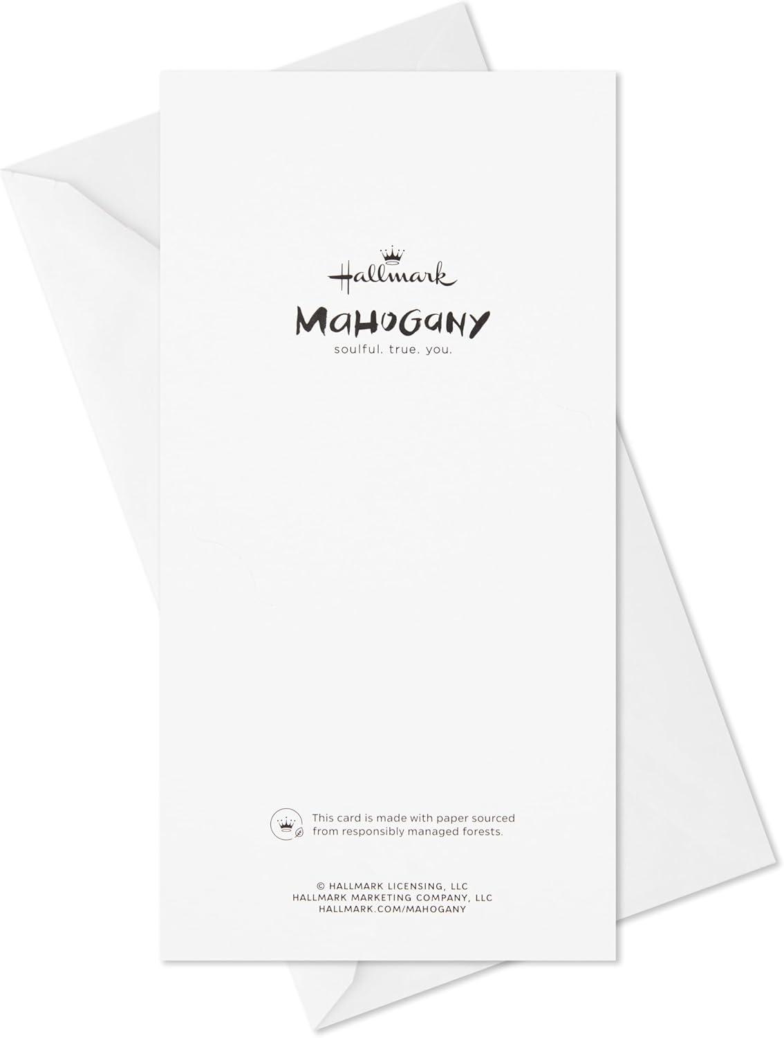 imageHallmark Mahogany Christmas Money or Gift Card Holders 6 Cards with Envelopes Black Santa with ReindeerBlack Santa Money Holders