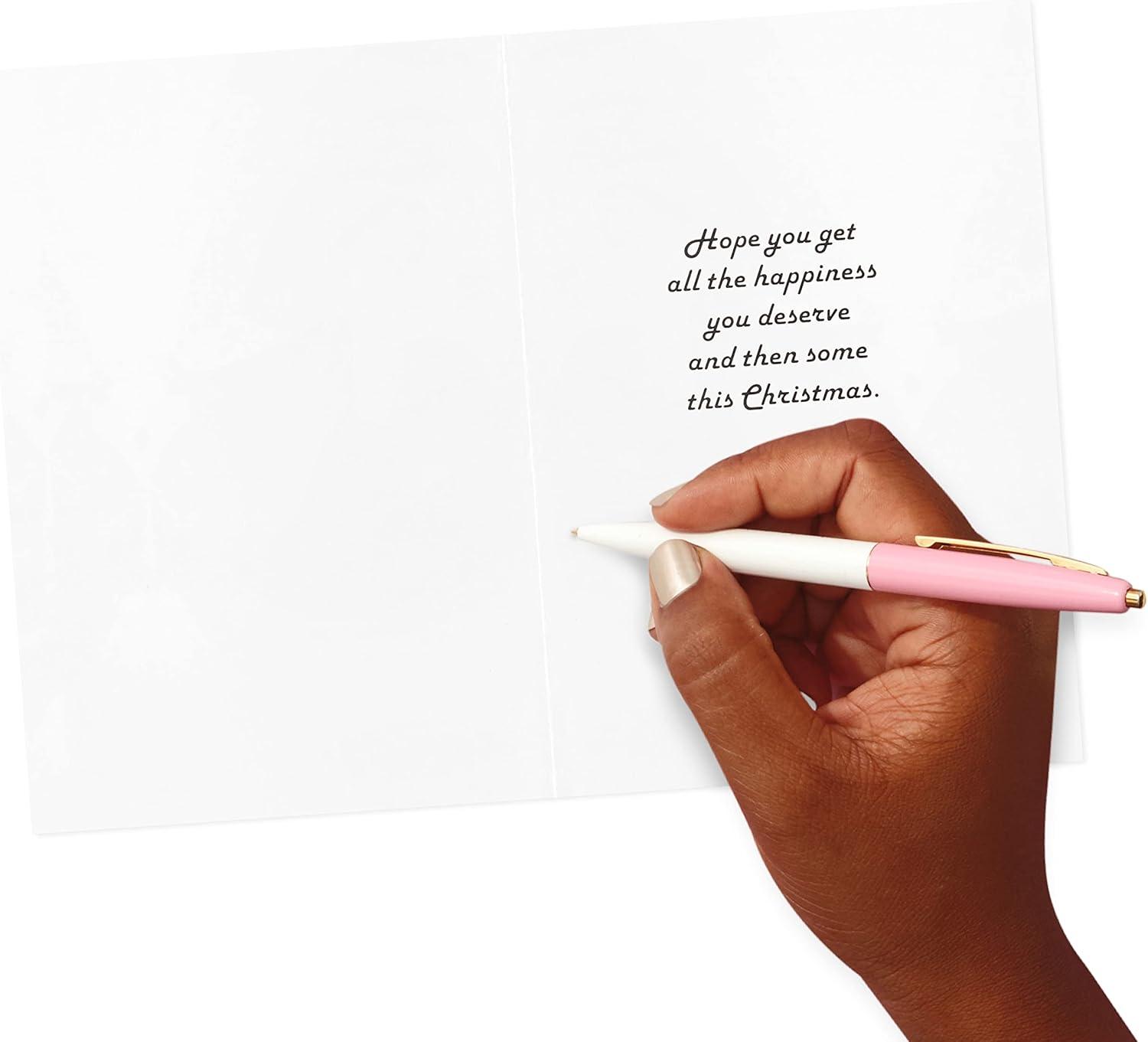 imageHallmark Mahogany Christmas Money or Gift Card Holders 6 Cards with Envelopes Black Santa with ReindeerSpreading the Happy Card Assortment