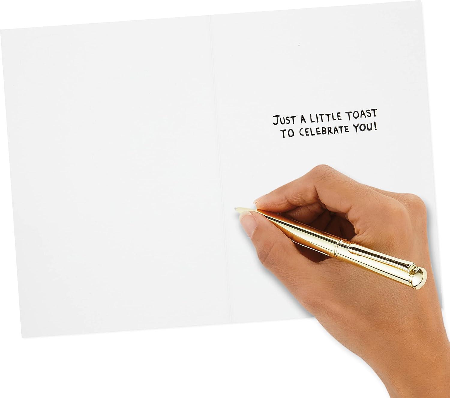 imageHallmark Shoebox Pack of 2 Funny Birthday Cards Toast and Goldfish