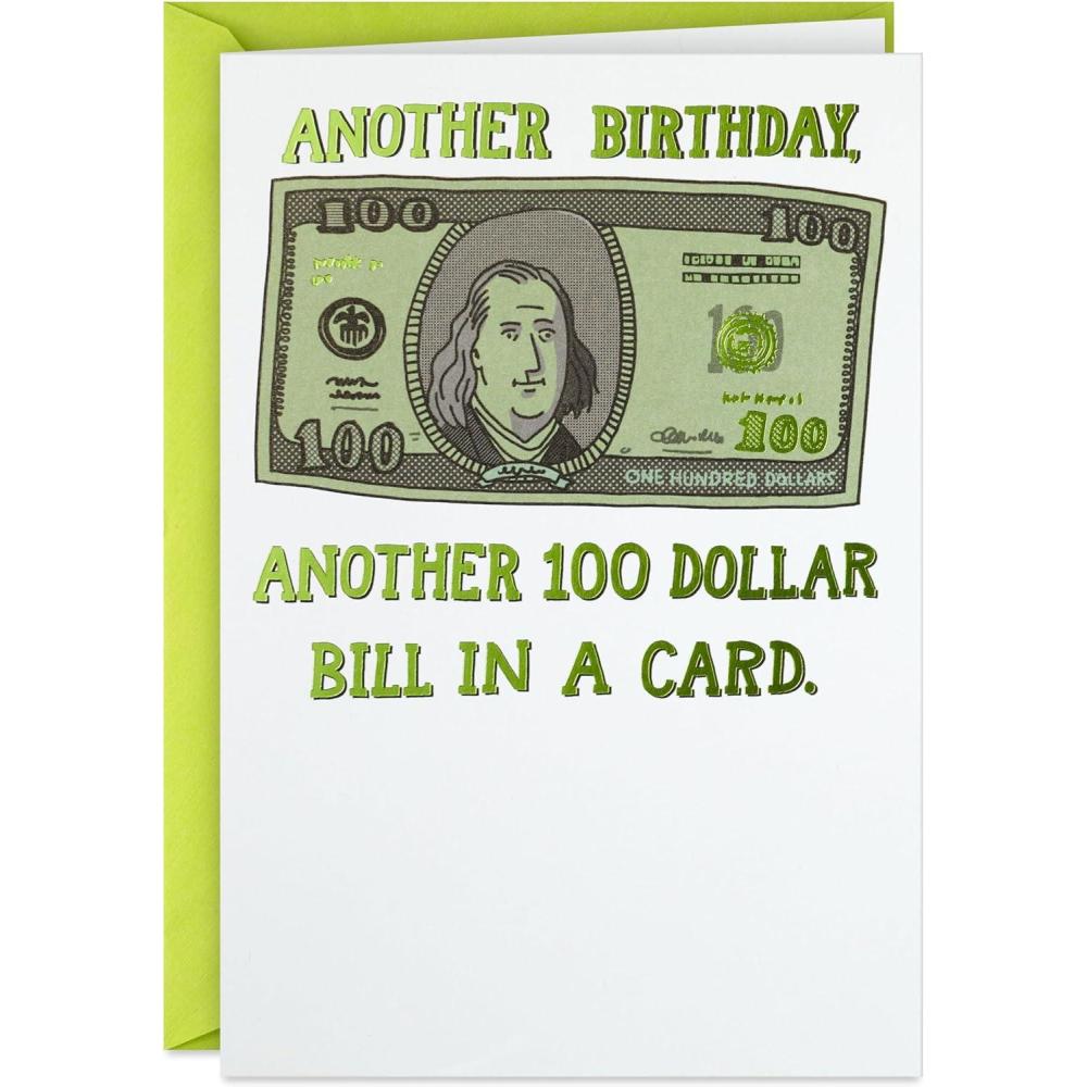 imageHallmark Shoebox Funny Birthday Card 100 Bill