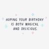 Hallmark Shoebox Funny Birthday Card (Delicious Unicorn)(White)
