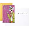 Hallmark Shoebox Maxine All Occasions Card Assortment (6 Cards with Envelopes), Model:1599RZG1001(Yellow)