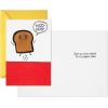 Hallmark Shoebox Pack of 2 Funny Birthday Cards (Toast and Goldfish)
