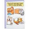 Hallmark Shoebox Funny Birthday Card (Delicious Unicorn)(Yellow)