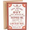 Hallmark Shoebox Funny Birthday Card for Husband (Loved Me) (349RZF1020)