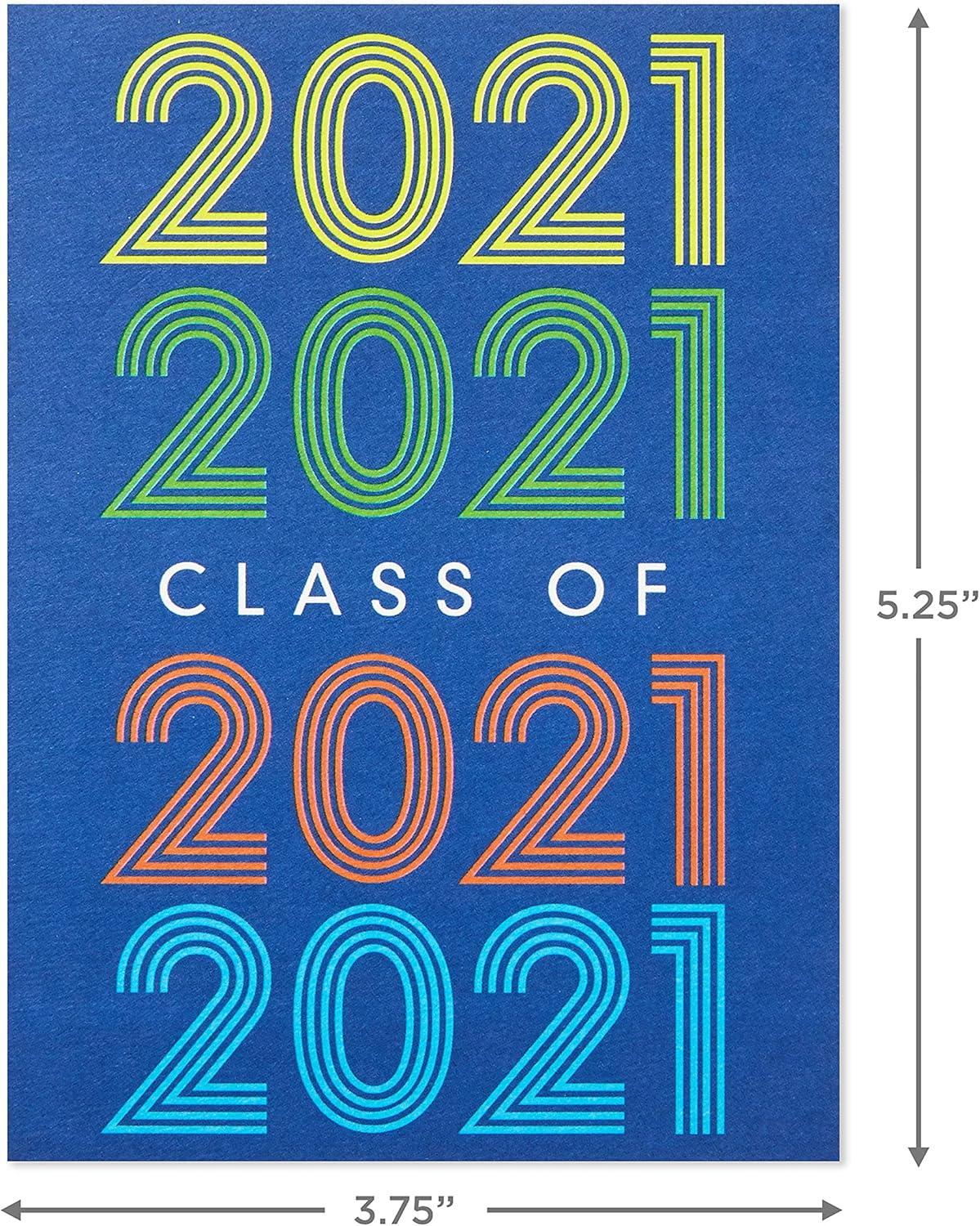 imageHallmark 2021 Graduation Party Invitations 20 Invites with Envelopes Retro Blue2021 Party 20 Party Invitations