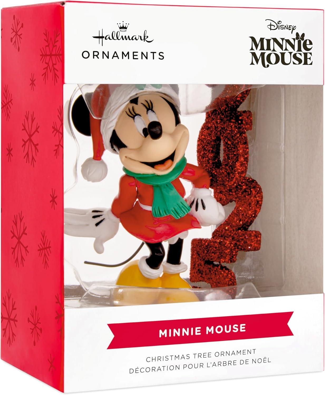 imageHallmark Disney Minnie Mouse 2025 Christmas Ornament Gifts for Disney Fans