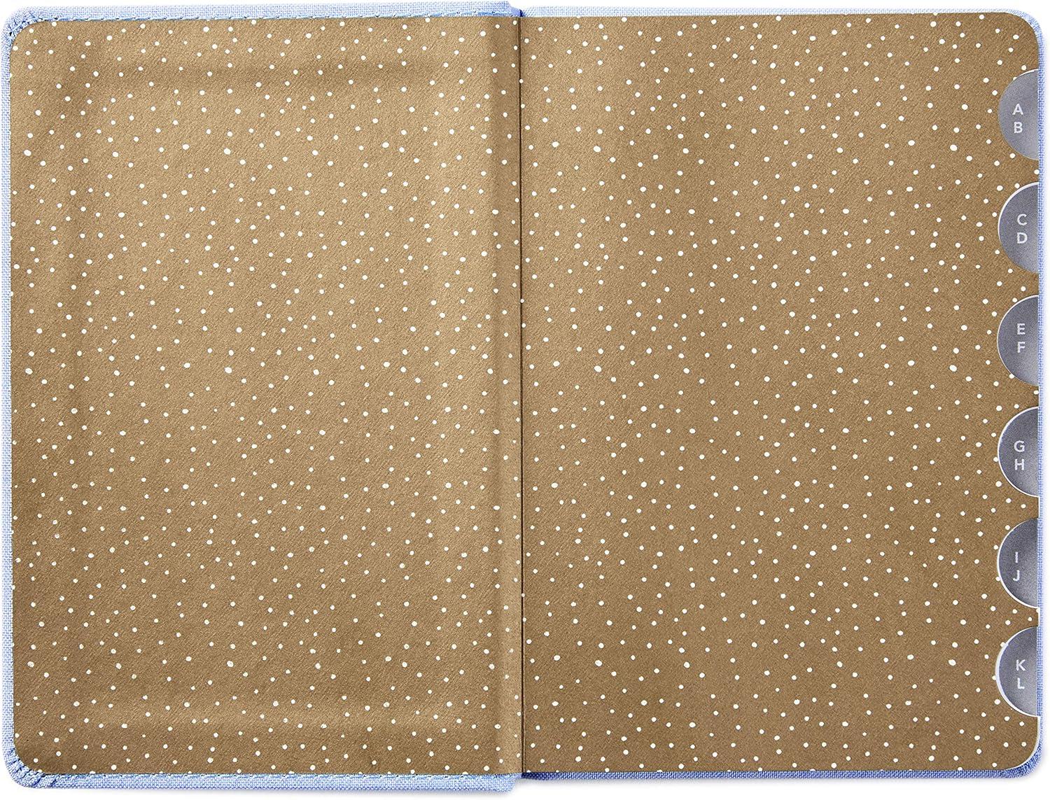 imageHallmark Hardcover Address Book Blue Chambray