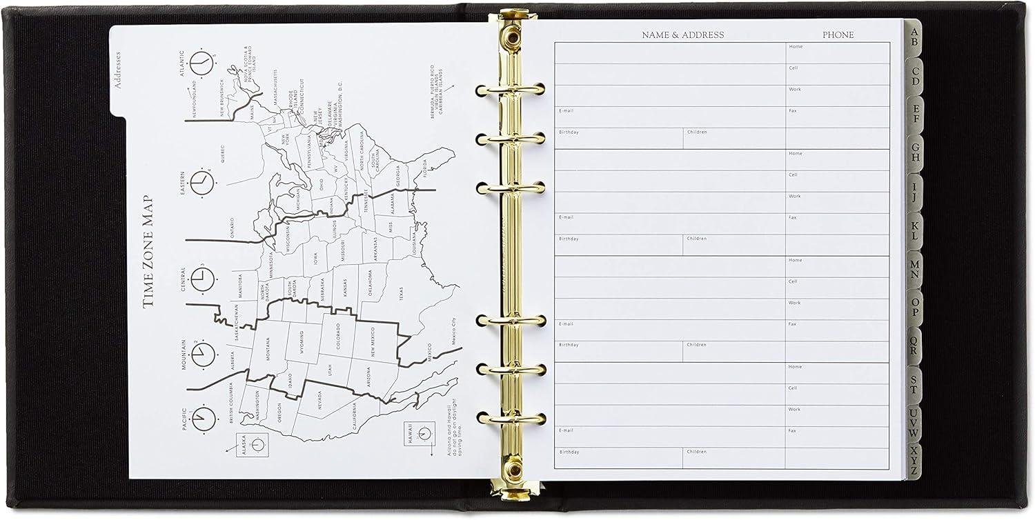 imageHallmark Refillable Address Book CharcoalCharcoal