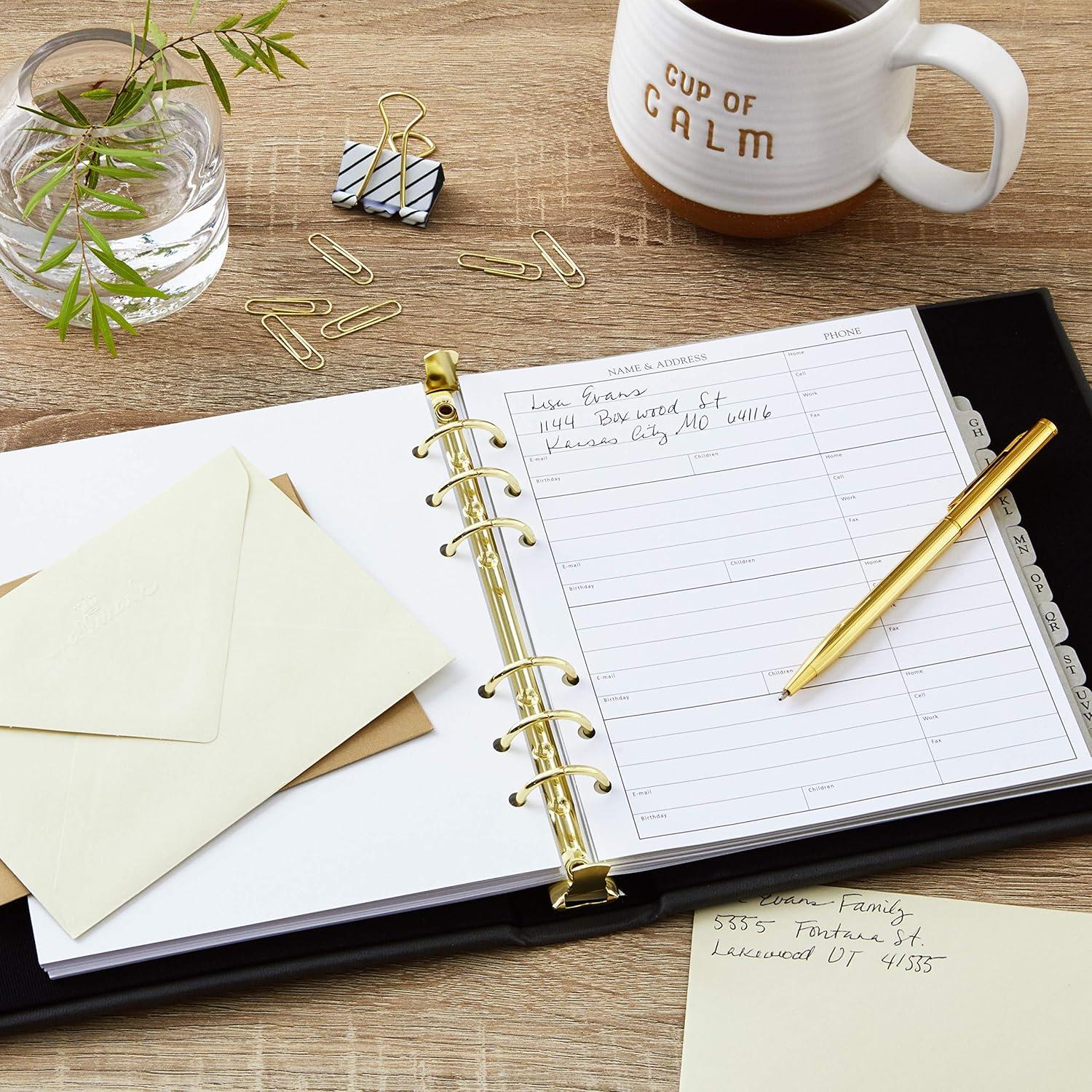 imageHallmark Refillable Address Book CharcoalCharcoal