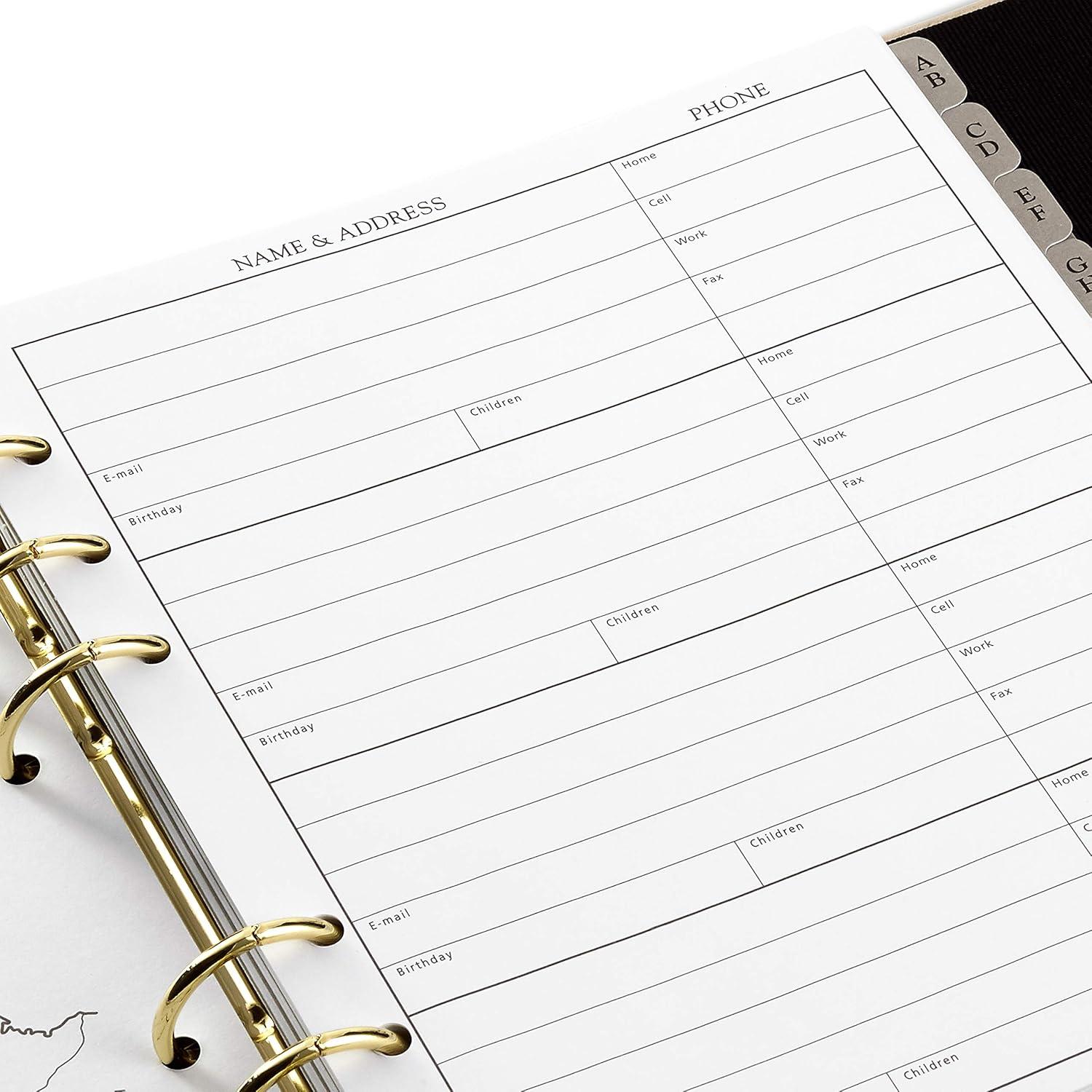 imageHallmark Refillable Address Book CreamCream