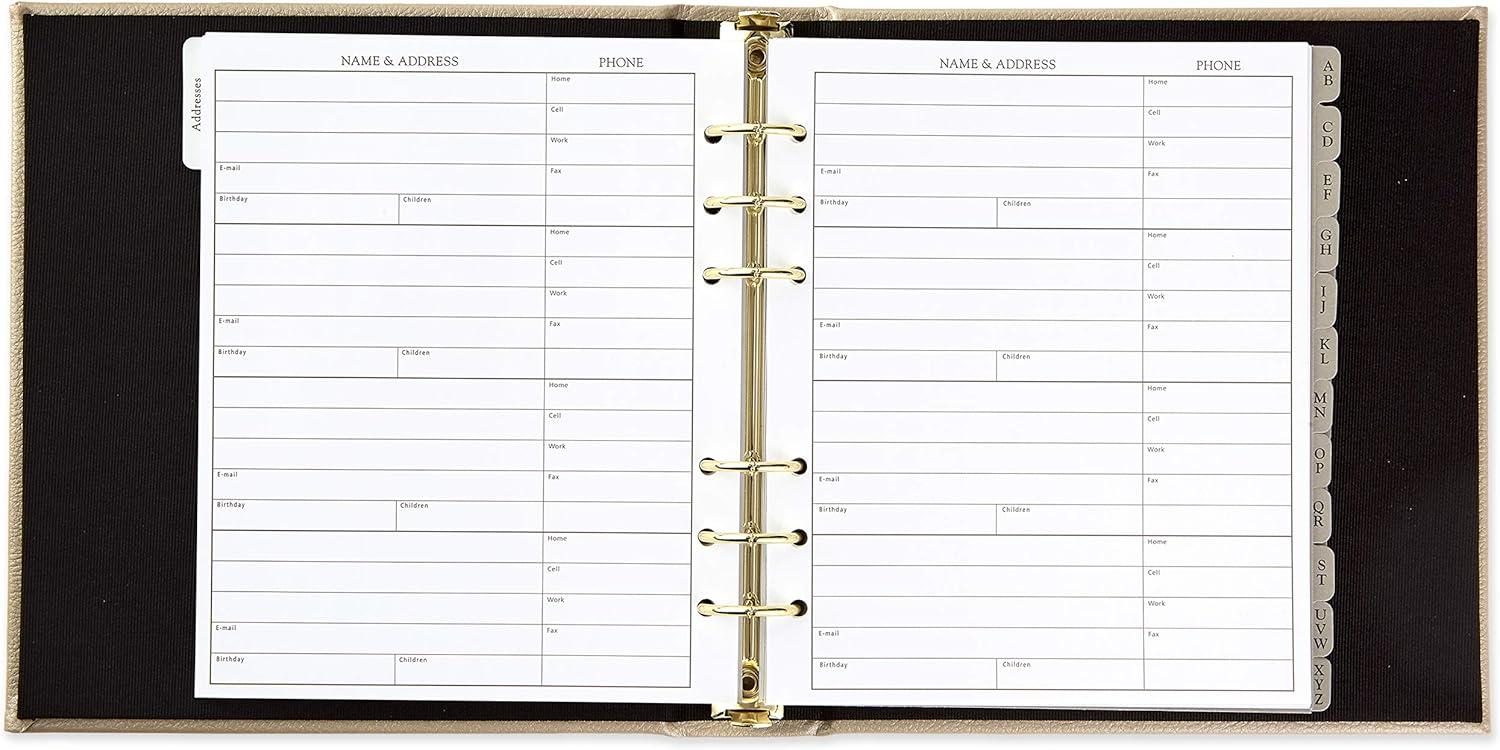 imageHallmark Refillable Address Book CreamCream