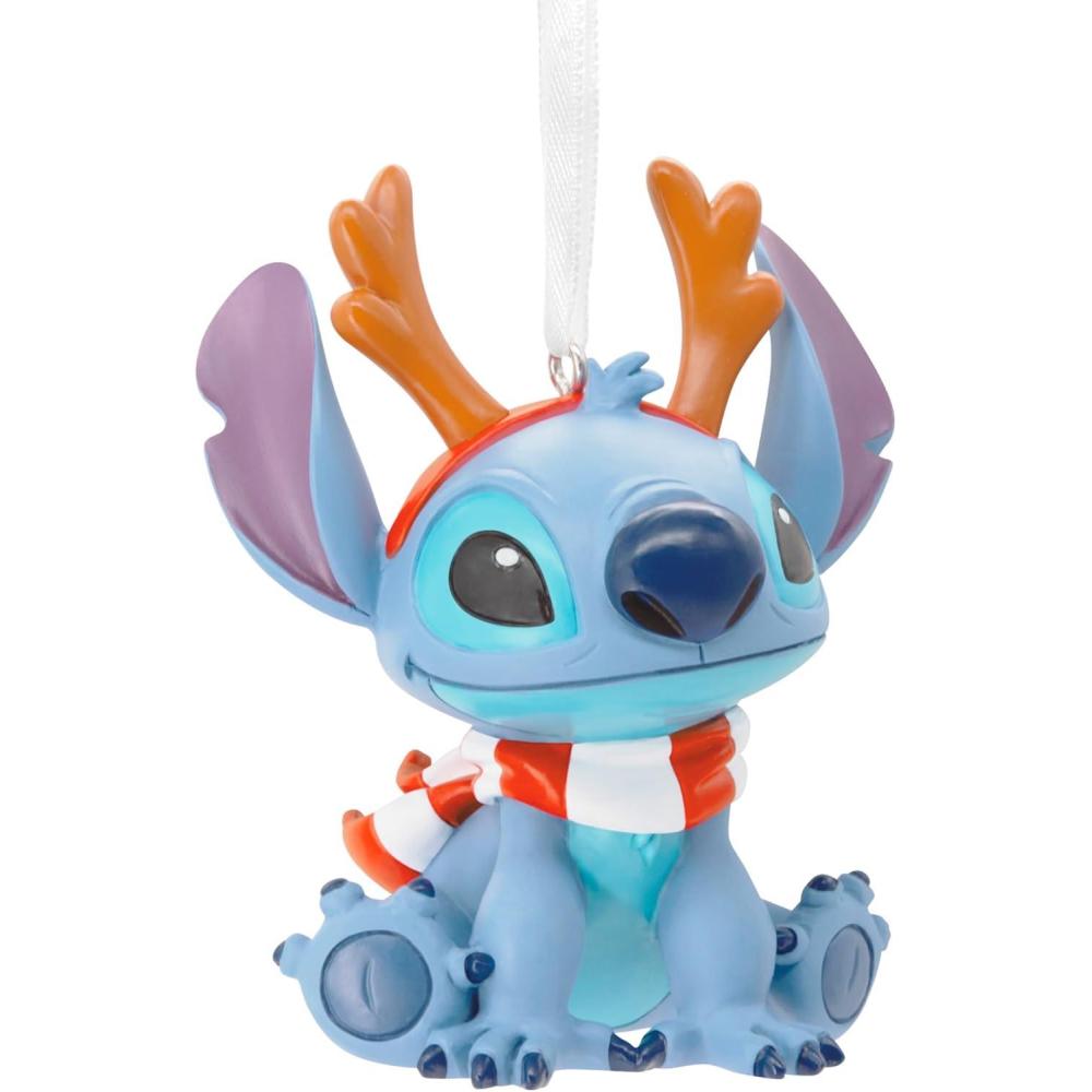 imageHallmark Disney Stitch Reindeer Stitch Christmas Ornament Gifts for Disney Fans
