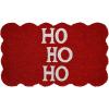 Hallmark – Doormat, Outdoor Coir Mat for Christmas, Holiday Home Decor (House Multicolor, 18″ x 30″)(Ho Ho Ho Red)