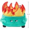 Hallmark Shoebox Dumpster Fire Plush with Sound and Motion (I Will Survive) Gift for Friends, Coworkers, Easter Gifts for Kids(Dumpster Fire)