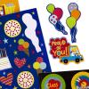 Hallmark Stickers for Kids (Pack of 258 Stickers, 16 Sheets—Mermaids, Rainbows, Hearts, Dogs, Cats, Donuts)(Variety Pack Stickers)