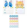 Hallmark Kids Fill in the Blank Thank You Cards Assortment, Dogs and Cats (24 Thank You Notes and 40 Stickers)