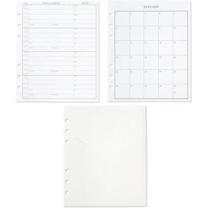Hallmark Address Book Refill Pages (Pack of 44 Replacement Pages for Addresses, Appointments)(Replacement 22 ct)