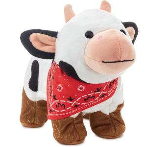 Hallmark Singing Cow Plush Toy with Motion (Boot Scootin’ Boogie) Gift for Kids, Friends, Animal Lovers, Easter Gifts for Kids(Boot Scootin’ Boogie)