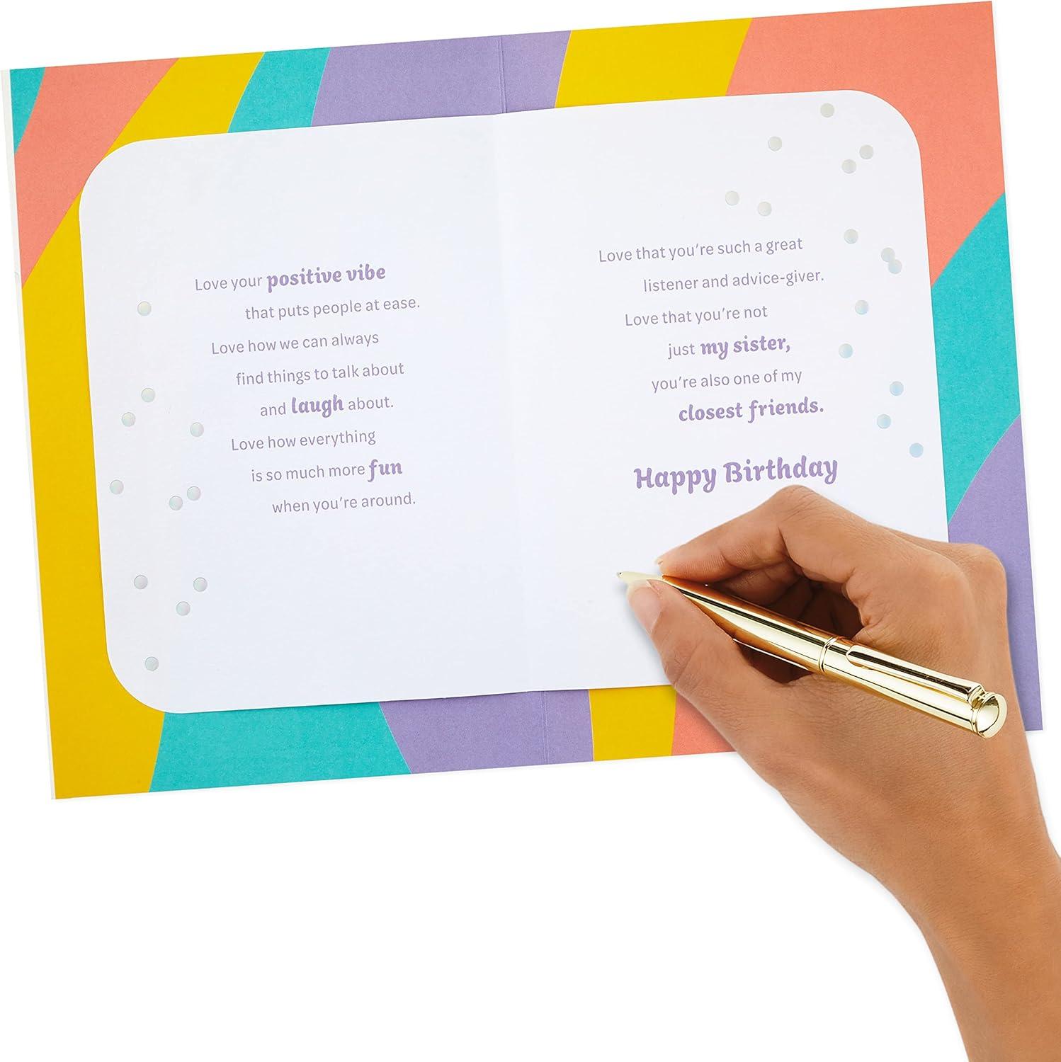 imageHallmark Birthday Card for Sister Love YouLove You