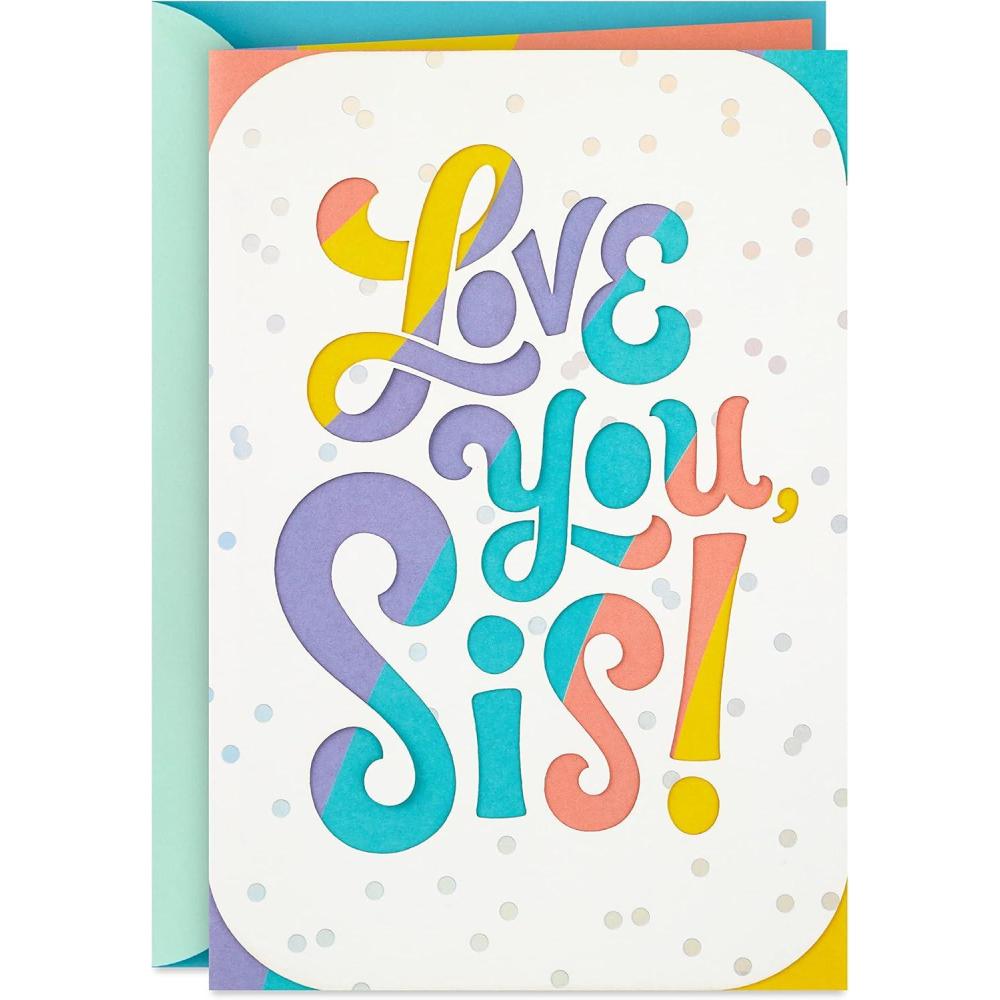 imageHallmark Birthday Card for Sister Love YouLove You