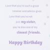 Hallmark Birthday Card for Sister (Love You)(Love You)