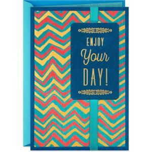 Hallmark Birthday Card for Men (Celebrating You)(Enjoy Your Day)