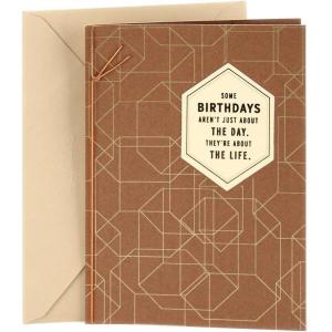 Hallmark Birthday Card for Men (Celebrating You)(Polygon Pattern)