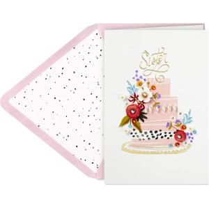 Hallmark Birthday Card for Sister (Love You)(Elegant Cake)