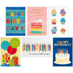 Hallmark Bulk Birthday Card Assortment (72 Cards with Envelopes) for Kids, Adults, Coworkers, Employees