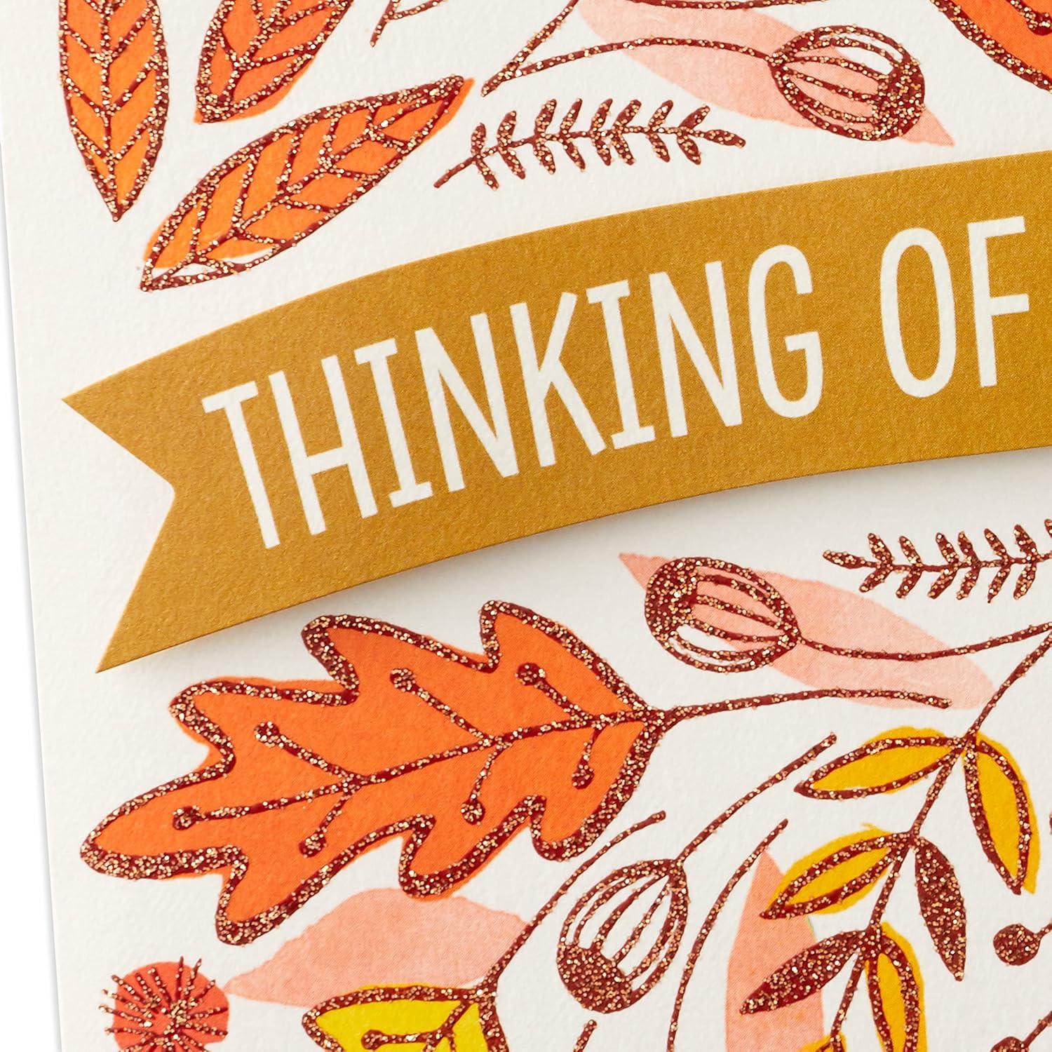 imageHallmark Pack of Thanksgiving Cards Close in Thought and Heart 10 Cards with EnvelopesThinking of You