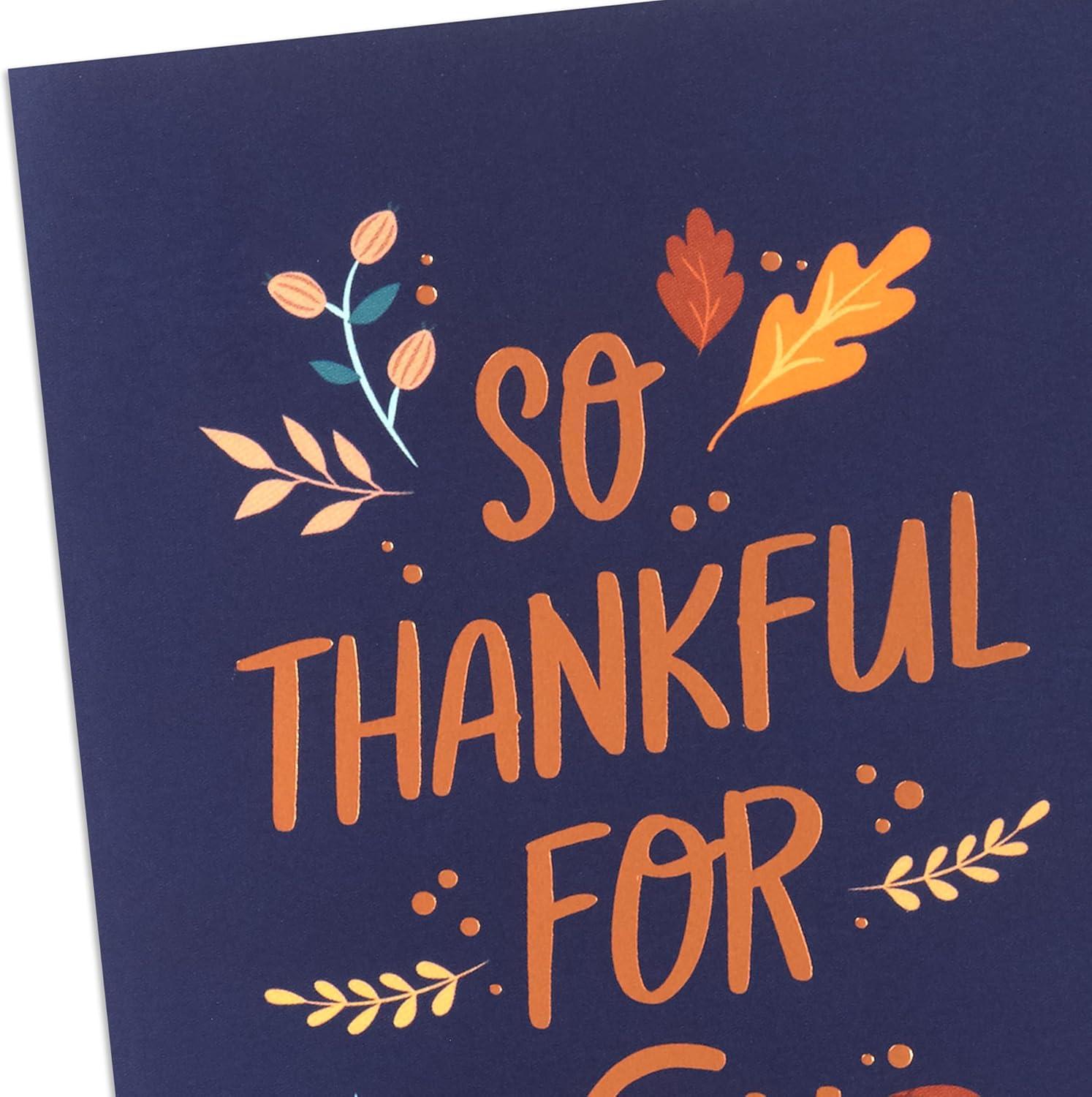 imageHallmark Thanksgiving Money or Gift Card Holder Cards So Thankful For You 6 Cards with Envelopes