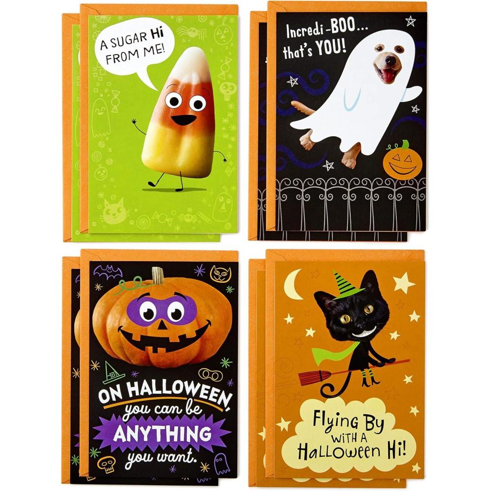imageHallmark Thanksgiving Cards Assortment Give Thanks 8 Cards with EnvelopesCandy Corn Cards  8 Pack
