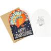 Hallmark Pack of Thanksgiving Cards, Close in Thought and Heart (10 Cards with Envelopes)(Colorful Turkey)