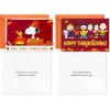 Hallmark Peanuts Thanksgiving Cards Assortment, Snoopy and Friends (16 Assorted Cards with Envelopes)(Peanuts Thanksgiving Assortment)