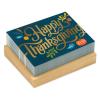 Hallmark Thanksgiving Blank Note Cards (40 Cards with 40 Envelopes) Green and Gold, Pumpkins, Leaves