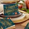 Hallmark Thanksgiving Blank Note Cards (40 Cards with 40 Envelopes) Green and Gold, Pumpkins, Leaves