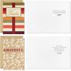 Hallmark Thanksgiving Cards Assortment, Thankful (36 Assorted Cards with Envelopes)(Classic Thanksgiving Stripes Leaves and Plaid)