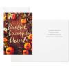 Hallmark Thanksgiving Place Cards for Table Setting (32 Mini Cards with Envelopes) Friendsgiving Party Supplies(Hello Fall)