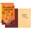 Hallmark Wood Grain Thanksgiving Card Assortment (3 Cards with Envelopes) Live, Laugh, Love, Give Thanks, Cornucopia(Sweet Halloween Treats  3 Cards)