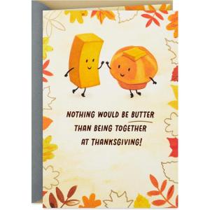 Hallmark Long-Distance Thanksgiving Card (Nothing Would Be Butter)