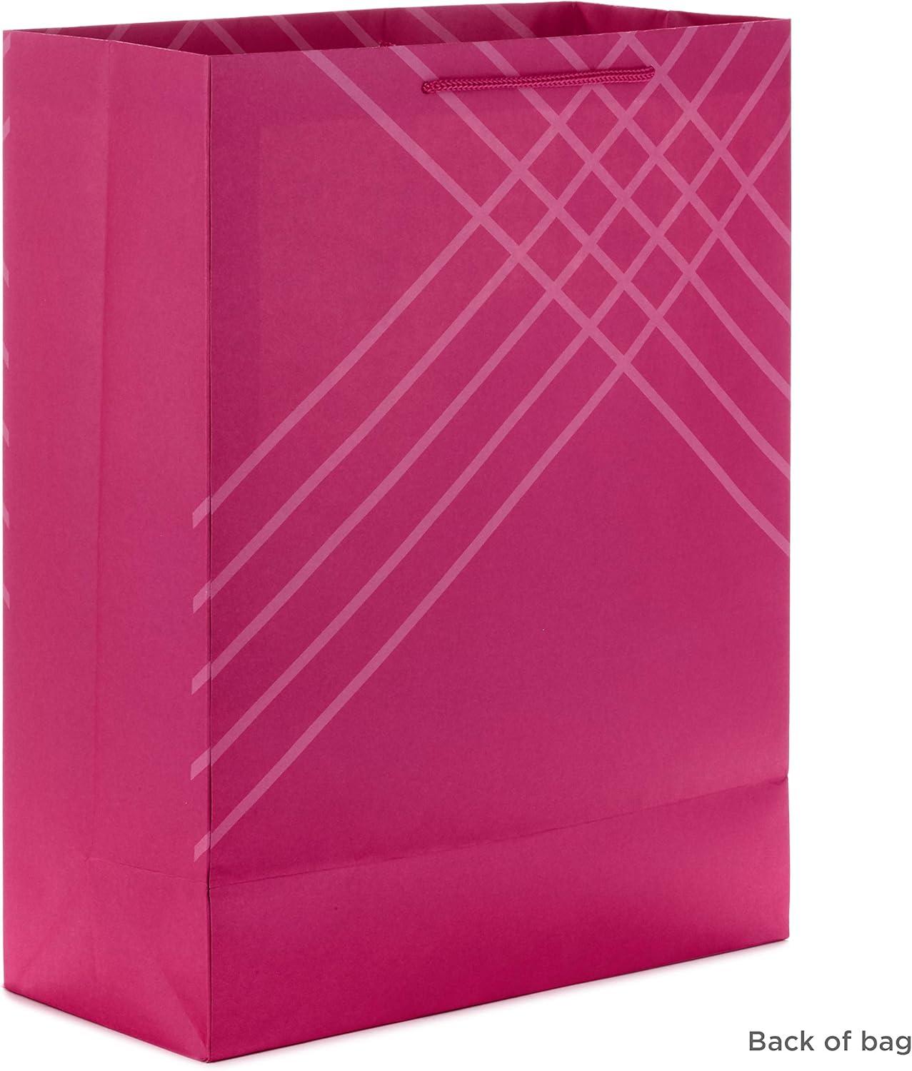 imageHallmark 14quot Extra Large Blue Gift Bag Bundle Pack of 3 for Birthdays Graduations Fathers Day Baby Showers Bridal ShowersPink