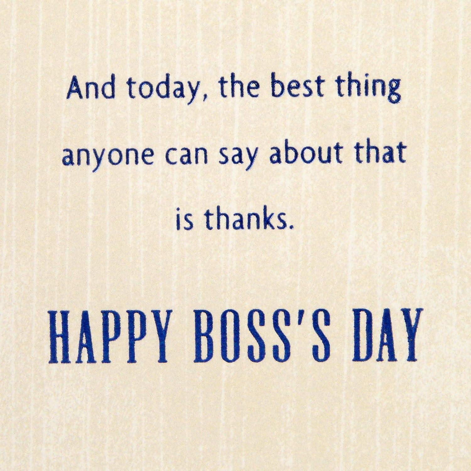 imageHallmark Bosss Day Card ThanksYoure the Best Boss